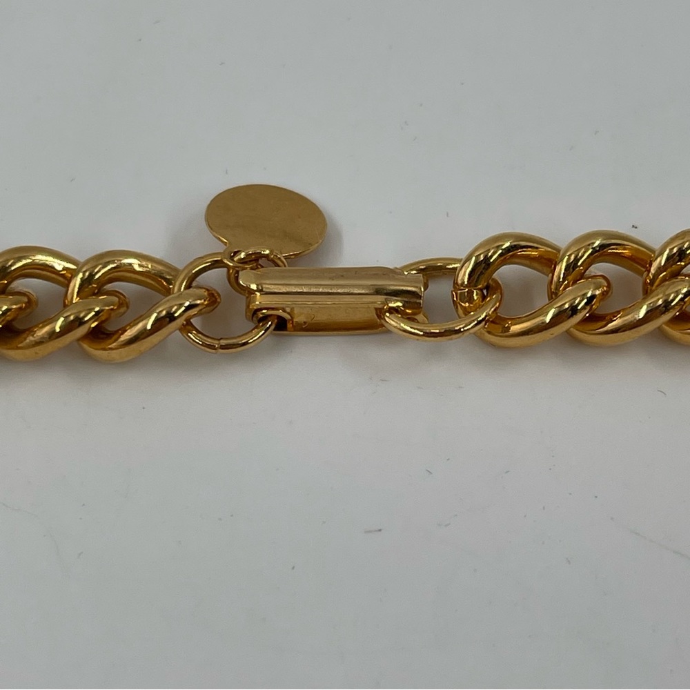 Vintage 70’s Sarah Coventry 18” Gold-Tone Charm Tassel Necklace Signed 96 grams - Picture 4 of 12